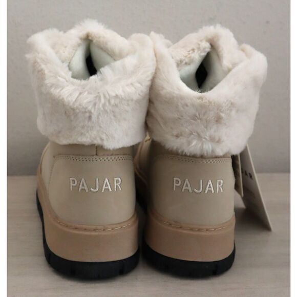 Pajar Women's Sz 9M Sand/Beige Waterproof Nubuck Chalet Fashion Boots - Picture 4 of 11